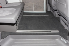 Velor carpet with 2 floor guides VW California Ocean / Coast T6.1, 